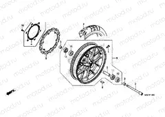 F-14 FRONT WHEEL