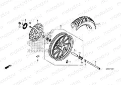 F-14 FRONT WHEEL