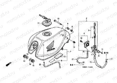 F-14 FUEL TANK (CB600F2 / F22)
