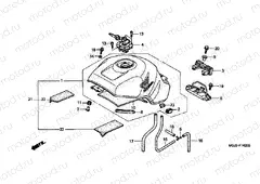 F-14 FUEL TANK (CBR900RRY, 1 / RE1)