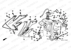 F-14 FUEL TANK (CRF450X5,6,7)