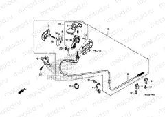 F-14 PARKING BRAKE BRAKE LEVER