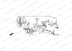 F-14 REAR BRAKE CALIPER