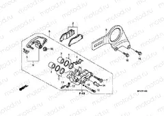 F-14 REAR BRAKE CALIPER (CB1000R)