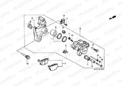 F-14 REAR BRAKE CALIPER (VT1100C2)