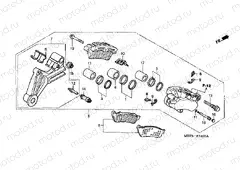 F-14 REAR BRAKE CALIPER (XL1000V)