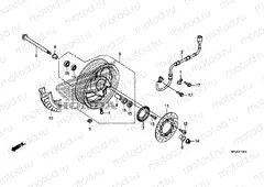 F-15-1 FRONT WHEEL (FES125A)
