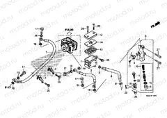 F-15-1 REAR BRAKE MASTER CYLINDER (ABS)