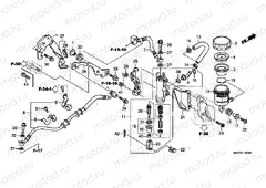 F-15-1 REAR BRAKE MASTER CYLINDER (CBR1000RA / SA)