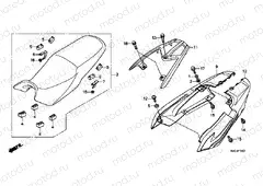 F-15-1 SEAT / REAR ENGINE COVER (GLH125SH)