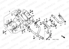 F-15-2 EXHAUST DRUM (CRF250R6)