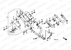 F-15-3 EXHAUST DRUM (CRF250R7 / 8/9)