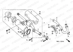 F-15-4 EXHAUST DRUM (CRF450R4,5)