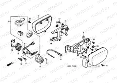 F-15 CARBURETOR SIDE COVER