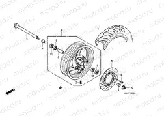 F-15 FRONT WHEEL (FES125) (FES150)