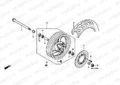 F-15 FRONT WHEEL (FES125) (FES150)