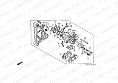 F-15 REAR BRAKE CALIPER