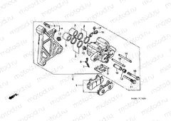 F-15 REAR BRAKE CALIPER