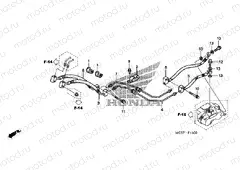 F-15 REAR BRAKE HOSE