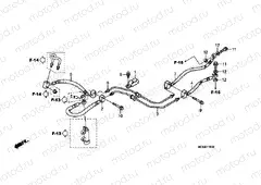 F-15 REAR BRAKE HOSE (ST1300)