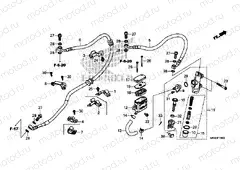 F-15 REAR BRAKE MASTER CYLINDER