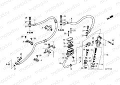 F-15 REAR BRAKE MASTER CYLINDER