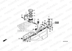 F-15 REAR BRAKE MASTER CYLINDER