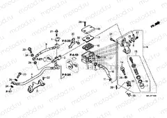 F-15 REAR BRAKE MASTER CYLINDER