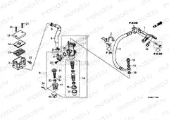 F-15 REAR BRAKE MASTER CYLINDER