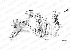 F-15 REAR BRAKE MASTER CYLINDER