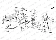 F-15 REAR BRAKE MASTER CYLINDER