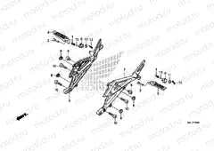 F-15 REAR FOOTREST