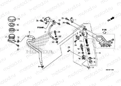 F-15 REAR MASTER CYLINDER