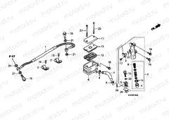 F-15 REAR MASTER CYLINDER (XRE300)