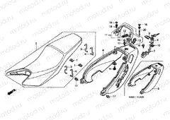 F-15 SEAT / SEAT ARM (CB600F2 / F22)