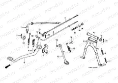F-15 SUPPORT / BRAKE PEDAL