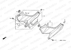 F-16-1 SIDE COVER (CB600F3 / 4/5/6)