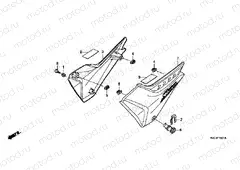 F-16-1 SIDE COVER (GLH125SH)