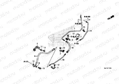 F-16-10 REAR BRAKE HOSE