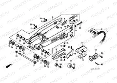 F-16-3 REAR FORK / DRIVE CHAIN (4)