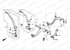 F-16 PEDAL / PUSHING ARM LEVER