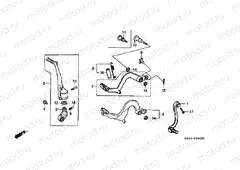 F-16 PEDAL / PUSHING ARM LEVER