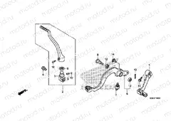 F-16 PEDAL / PUSHING ARM LEVER
