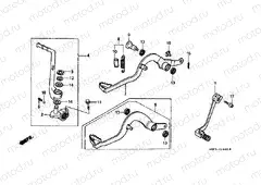 F-16 PEDAL / PUSHING ARM LEVER