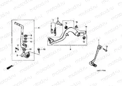 F-16 PEDAL / PUSHING ARM LEVER