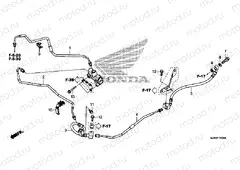 F-16 PROPORTIONAL CONTROL VALVE / REAR BRAKE HOSE
