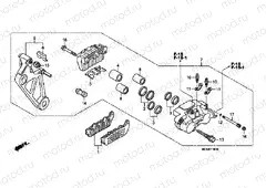 F-16 REAR BRAKE CALIPER