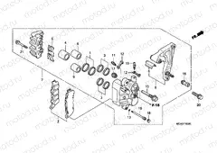 F-16 REAR BRAKE CALIPER