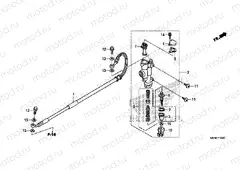 F-16 REAR BRAKE MASTER CYLINDER