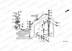 F-16 REAR BRAKE MASTER CYLINDER (CBR600RR)